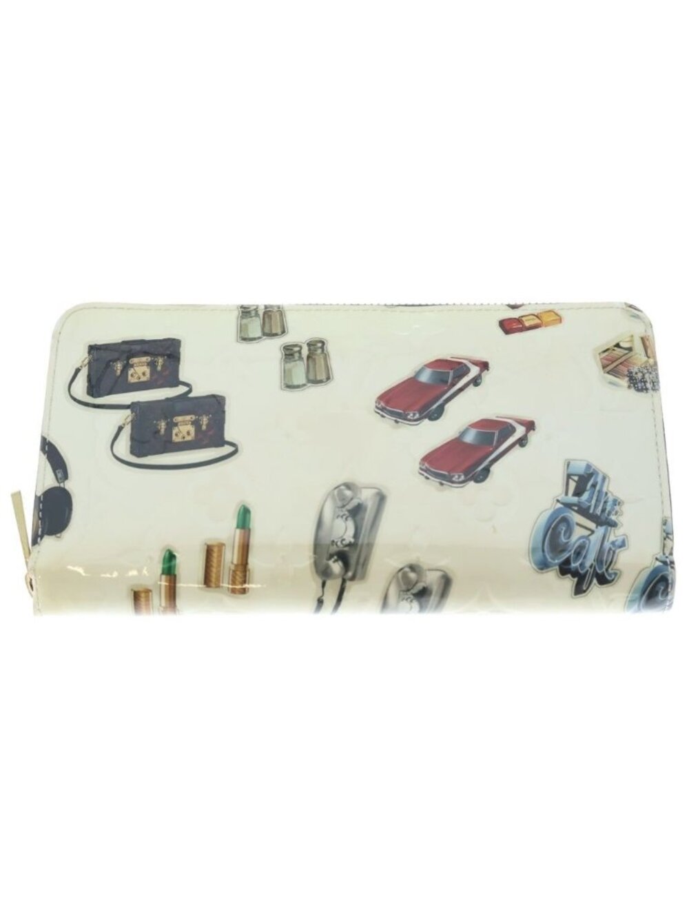 Louis Vuitton Nicolas Ghesquiere Vernis Zippy Wallet White